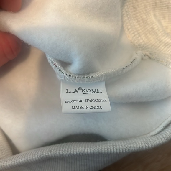 NWT - L.A. Floral & Mushroom Print Zip Up Fleece Zipper Hoodie Size - Large - Picture 6 of 8